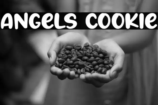Angels Cookie Font examples