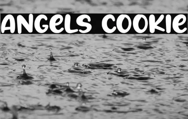 Angels Cookie Font examples