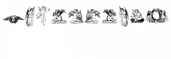 Angels Free Font OTHER CHARS
