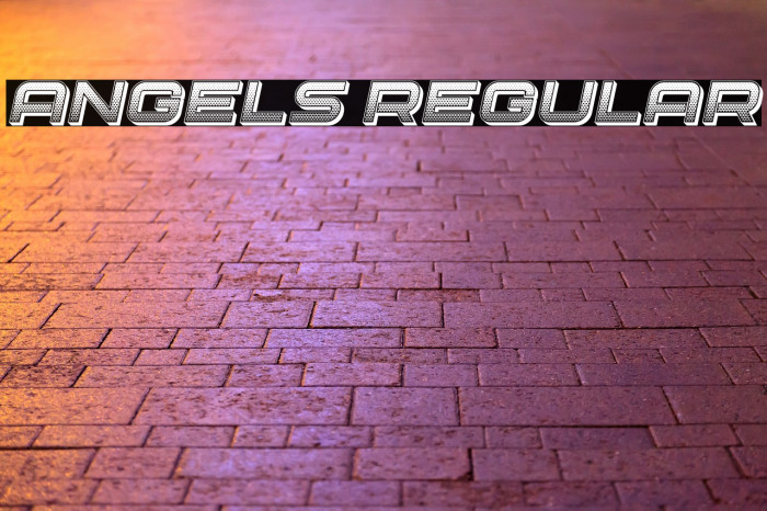 Angels Regular Font examples