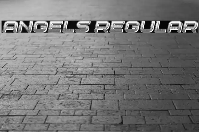 Angels Regular Шрифта examples