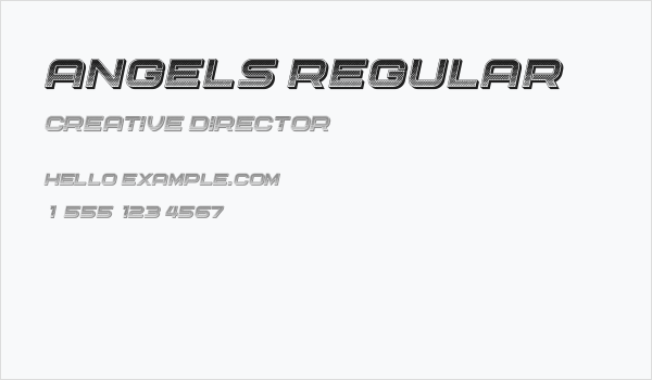 Angels Regular Business Card