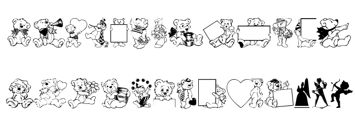 AngelsBears Font LOWERCASE