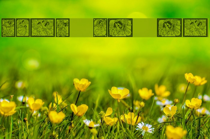 AngelsFairies Font examples