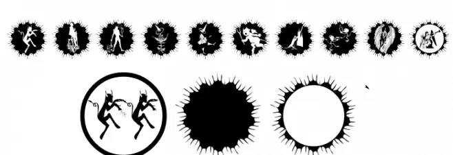 AngelsOrDevils Font OTHER CHARS