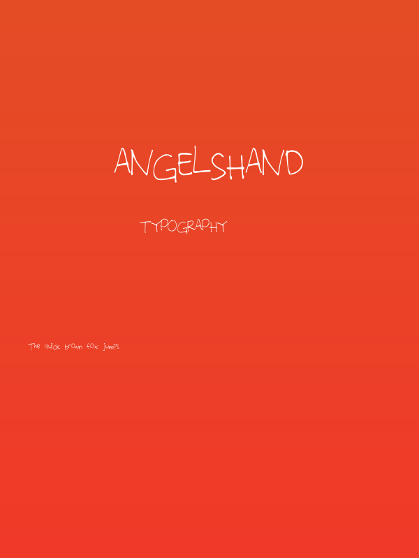 Angelshand Poster