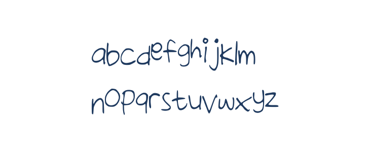 Angelshand Lowercase