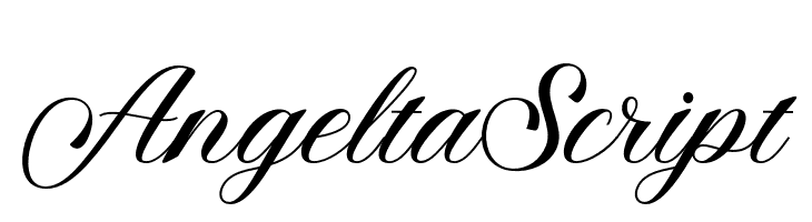 AngeltaScript  Frei Schriftart Herunterladen