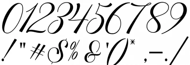 AngeltaScript Font OTHER CHARS