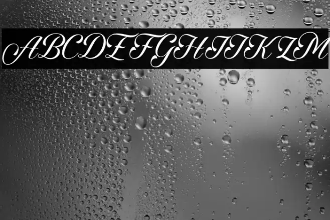 AngeltaScript Font examples