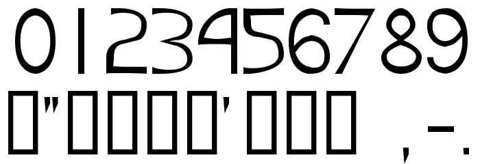Angelus!` Font OTHER CHARS