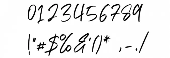 Angelwine Font OTHER CHARS