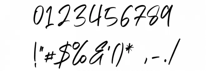 Angelwine Font OTHER CHARS