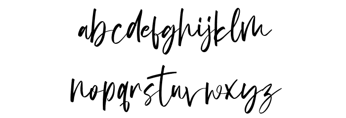 Angelwine Font LOWERCASE