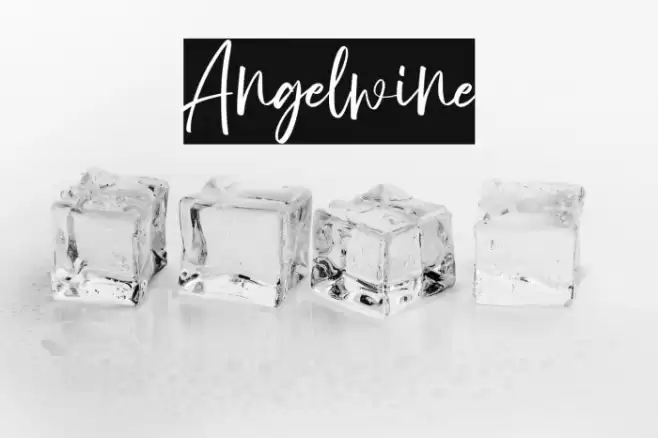 Angelwine Font examples