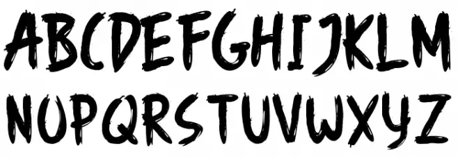 Angemurphy Demo Blackletter フォント その他の文字