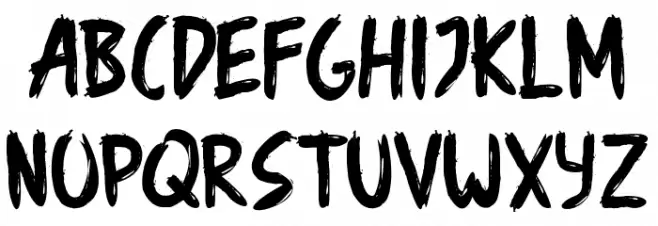 Angemurphy Demo Blackletter フォント 小文字