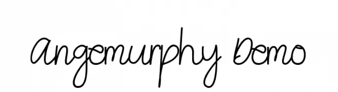 Angemurphy Demo  Frei Schriftart Herunterladen