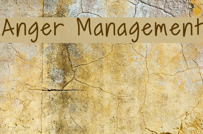 Anger Management Font examples