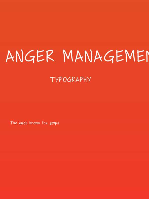 Anger Management Poster