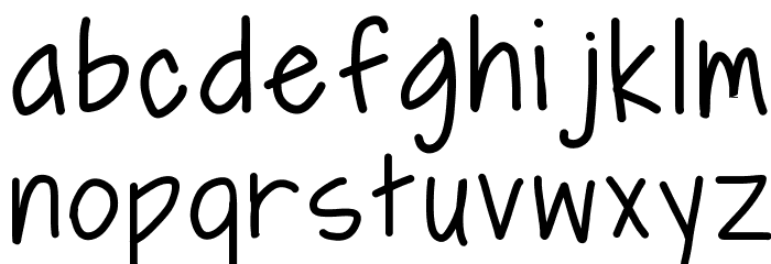 Anger Management Font LOWERCASE