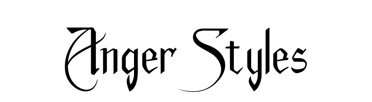 Anger Styles  Descarca Fonturi Gratis