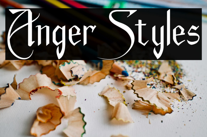 Anger Styles Example 1