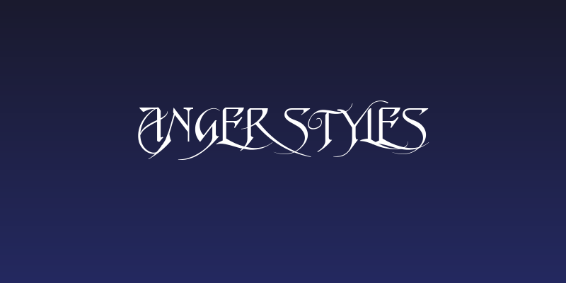 Anger Styles Social Header