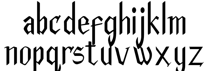 Anger Styles Font LOWERCASE