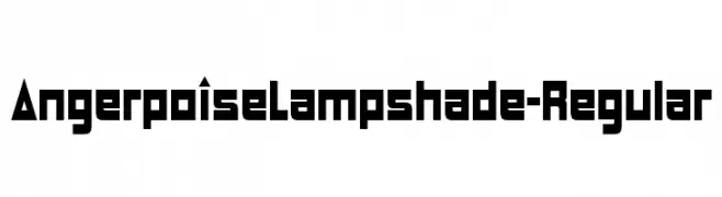 AngerpoiseLampshade-Regular  baixar fontes gratis