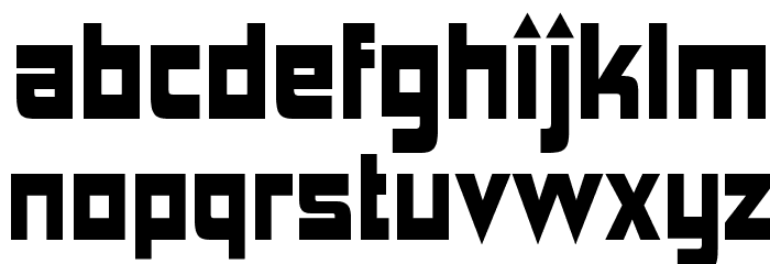 AngerpoiseLampshade-Regular Font LOWERCASE
