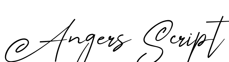 Angers Script  les polices de caractères gratuit tlcharger