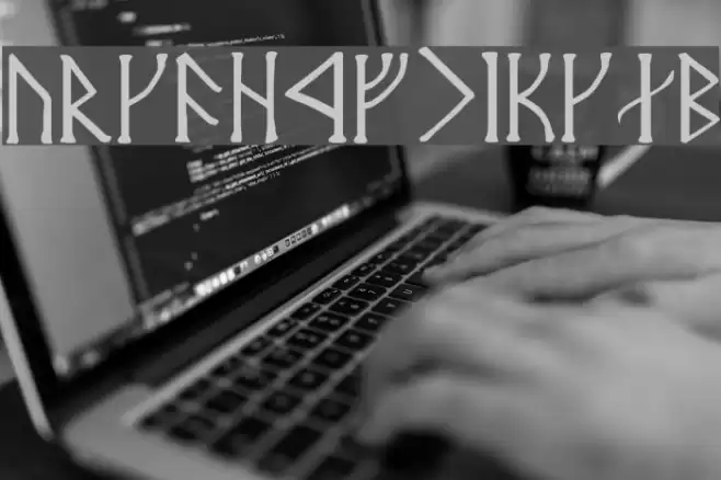 Angerthas Moria Font examples