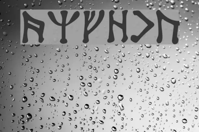 Angerthas Font examples