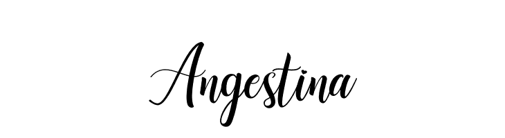 Angestina  免费字体下载