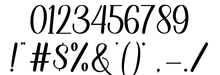 Angestina Font OTHER CHARS