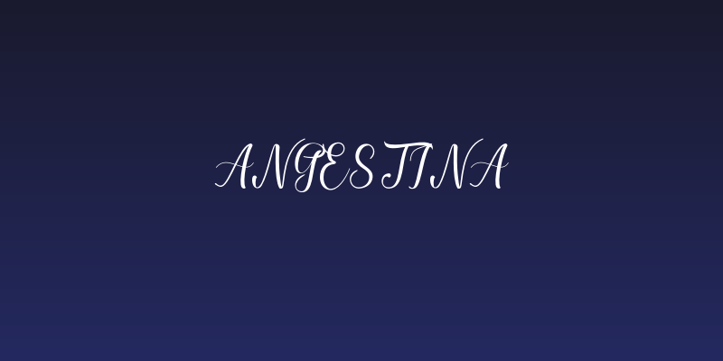 Angestina Social Header