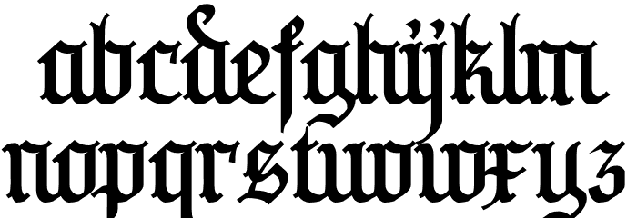 Anggaran Dasar Font LOWERCASE
