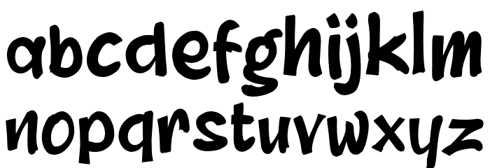 Anggota Font LOWERCASE