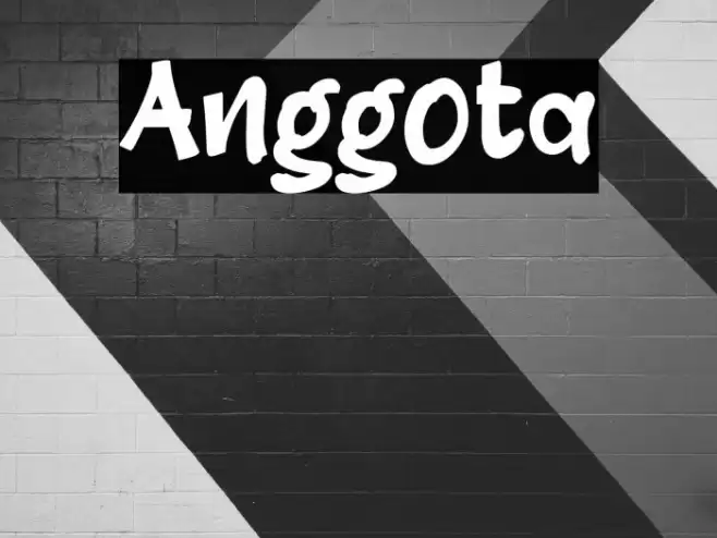 Anggota Font examples
