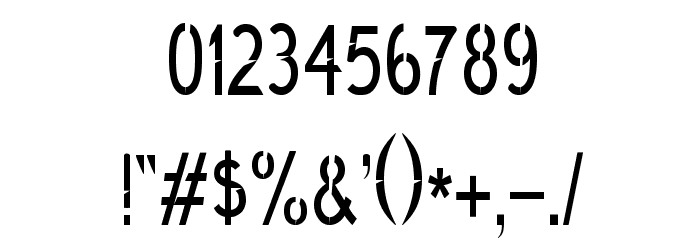AnggunSans Font OTHER CHARS