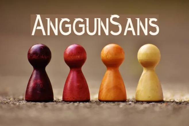 AnggunSans Example 2