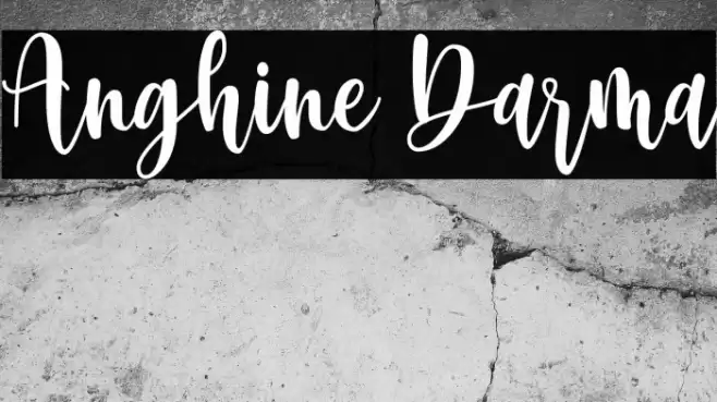 Anghine Darma Font examples