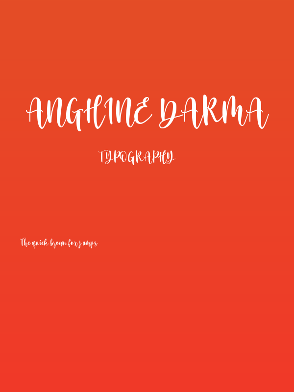 Anghine Darma Poster
