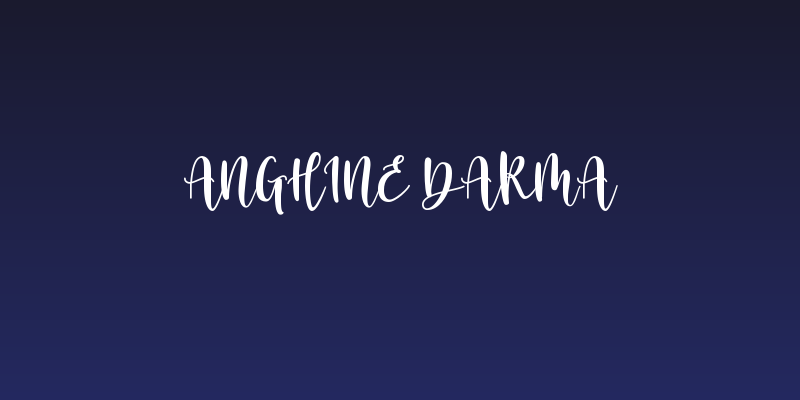 Anghine Darma Social Header