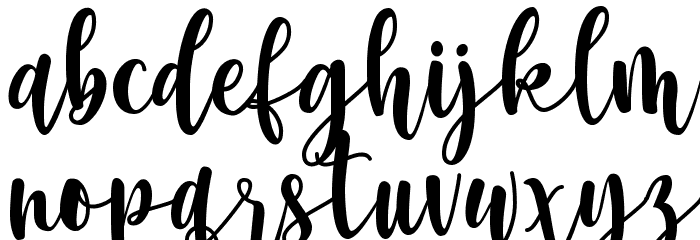 Anghine Darma Font LOWERCASE