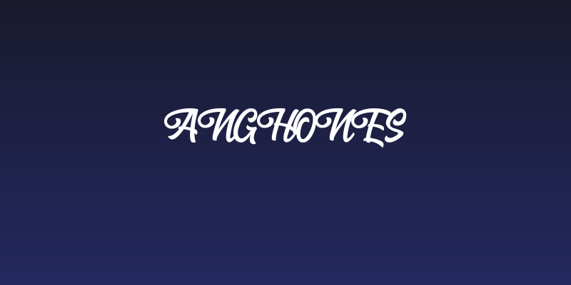 Anghones Social Header