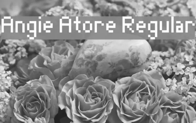 Angie Atore Regular Font examples