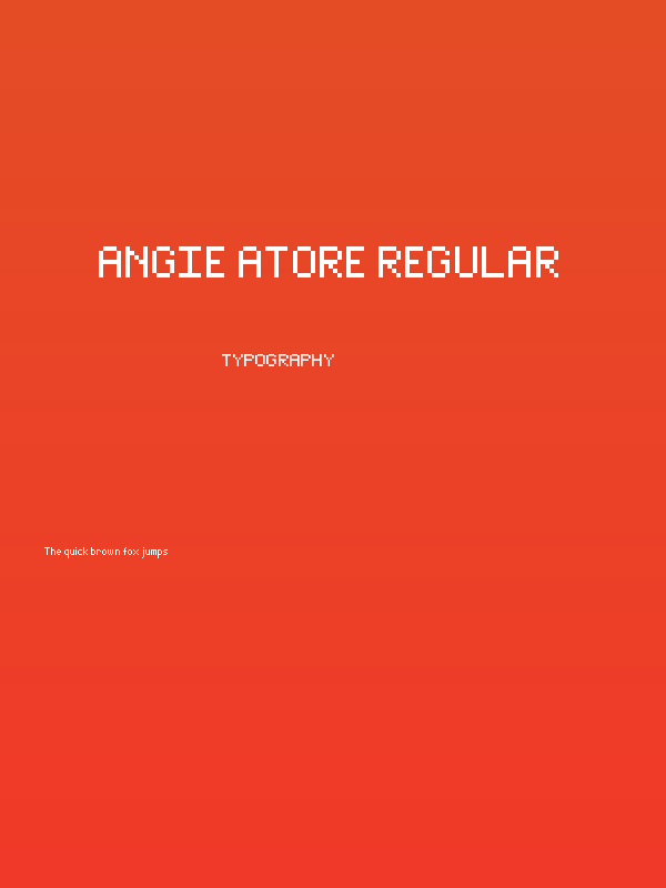 Angie Atore Regular Poster