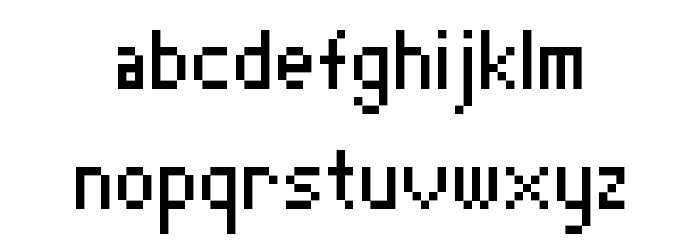 Angie Atore Regular Font LOWERCASE